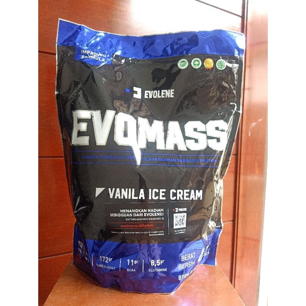 EVOMASS susu Penambah Berat Badan 10lbs 4.5kg by Evolene