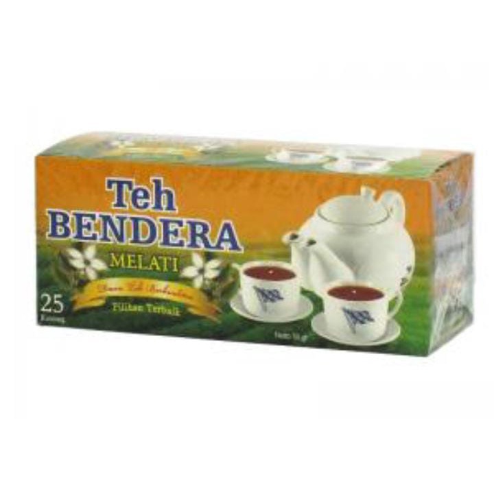 

Bendera teh celup aroma melati 50gr@25kantung