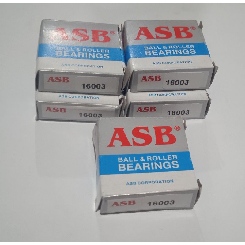 BEARING KLAHER STUT 16003 KOPLING VIAR RODA TIGA MOTOR GEROBAK DLL