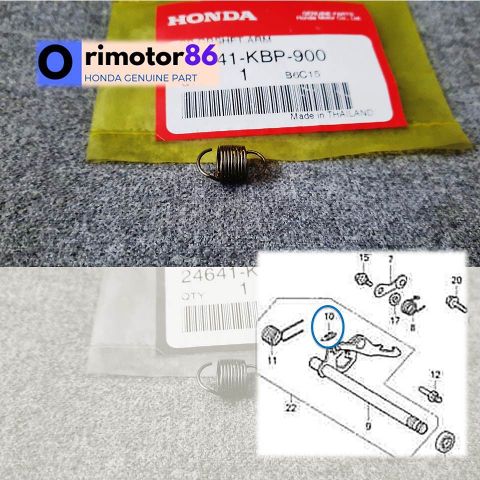 Pir Per Operan Gigi Presneleng CB 150 R Old STREET FIRE 24641-KBP-900  Original AHM