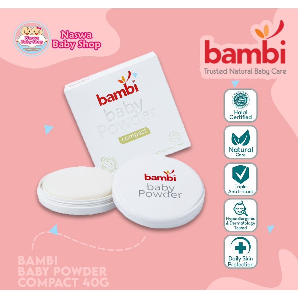 Bambi Baby Powder Compact 40g