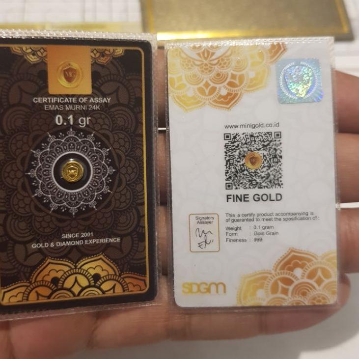 Harga Terkini Emas Mini Gold Minigold Black Series 0,025 - 0,05 - 0,1 / 0.025 - 0.05 - 0.1 gr gram 24 Karat