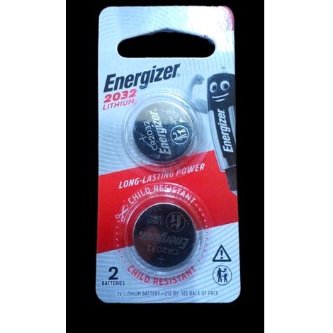 Baterai ENERGIZER CR2032 ISI 2 BATRE Original CR-2032 Kancing