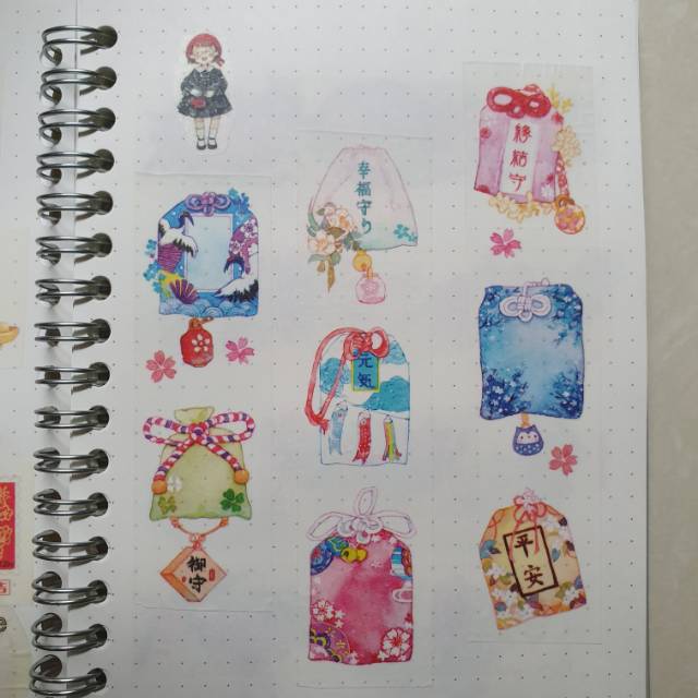 

washi tape sample for scrapbook and journal ( per meter )