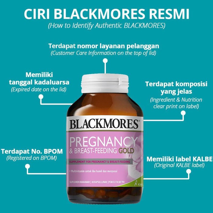 Blackmores Pregnancy &amp; Breast - Feeding Gold (120)