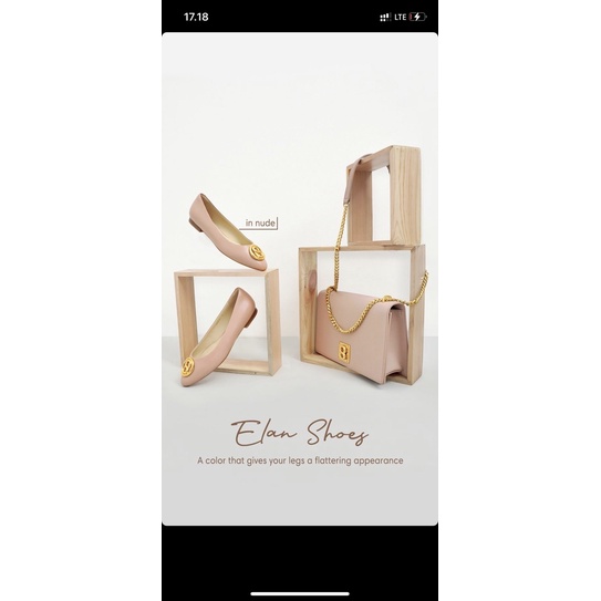 Elan shoes nude buttonscarves 39