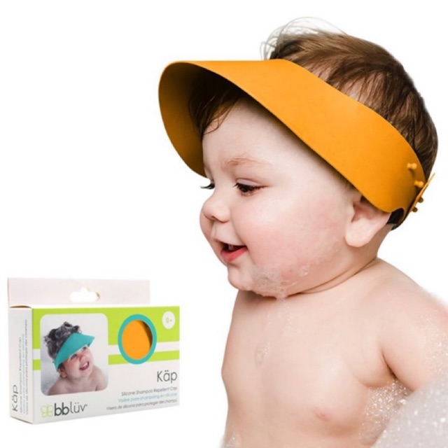 Bbluv Shampoo Repellant Cap - Topi Silikon Anti Air Keramas Bayi Anak Balita - Baby Cap Hat Bath