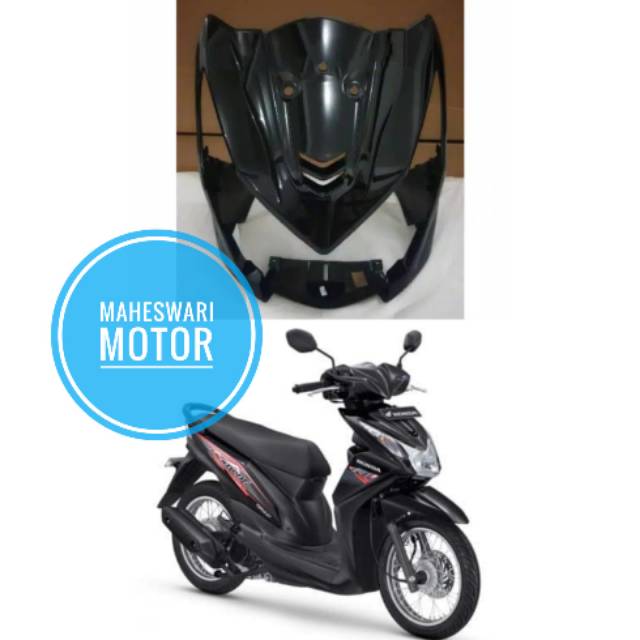 Termurah Panel Dasi Tameng Depan Beat Fi 2013 2014 2015 Hitam. Terlaris / Termurah Aufia Sparepart M
