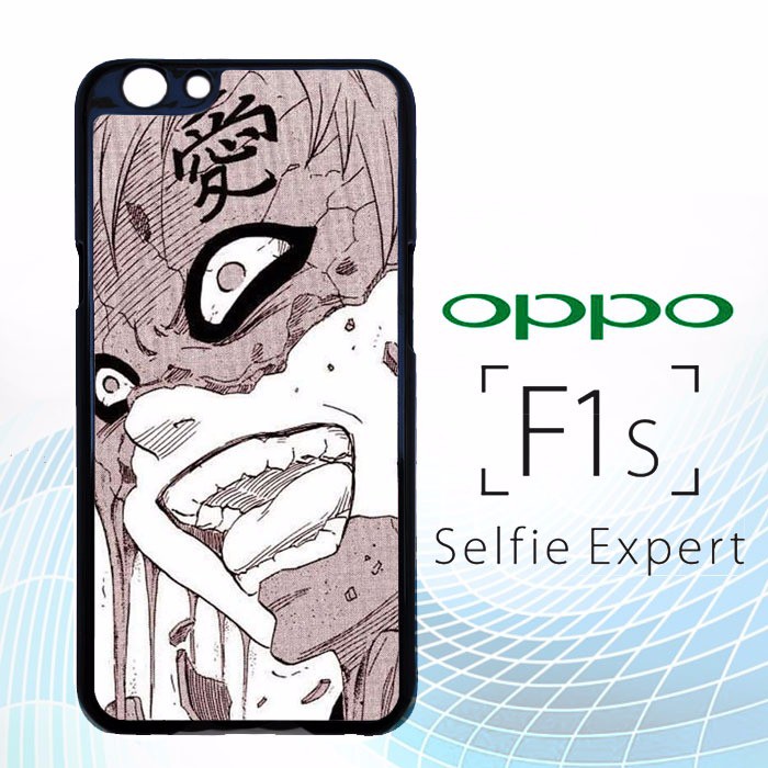 Jual    CASING PREMIUM Naruto Gaara Scary Face M00156 Casing HP Oppo F1s