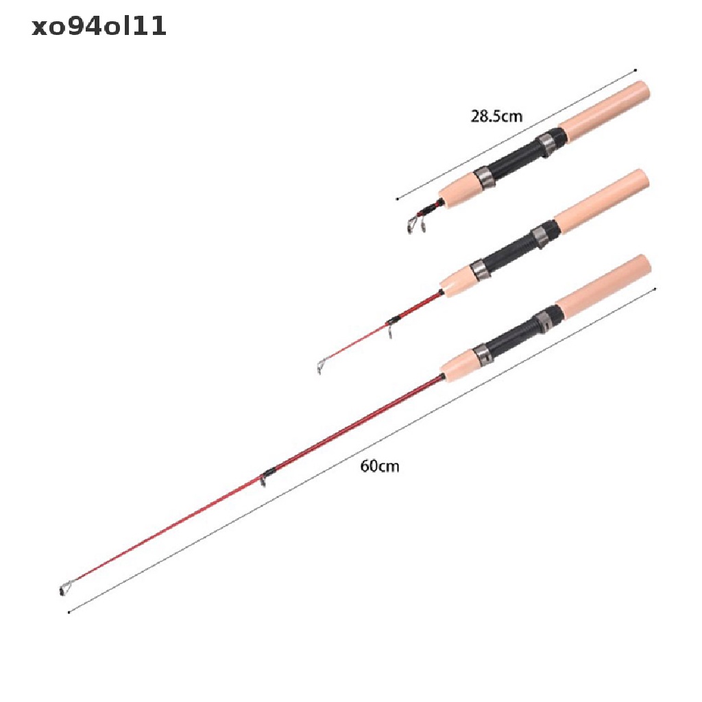 Joran Pancing Teleskopis Mini Portable Untuk Memancing Di Es / Musim Dingin