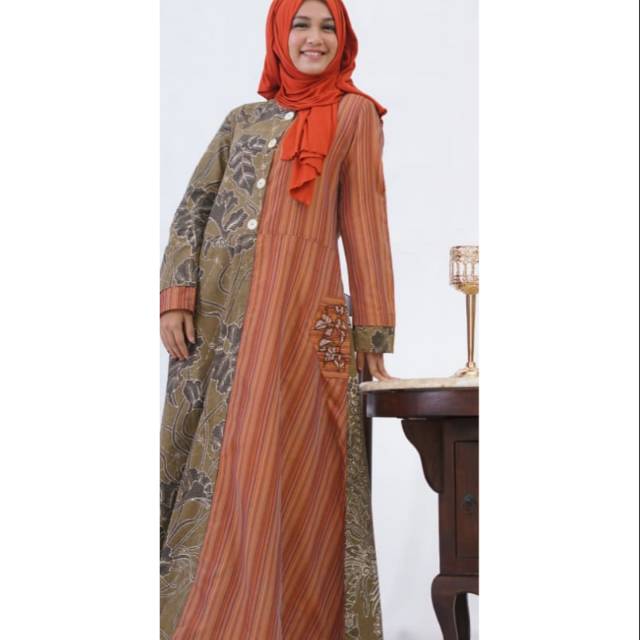 Abaya Dannis D Lawasan batik size XS