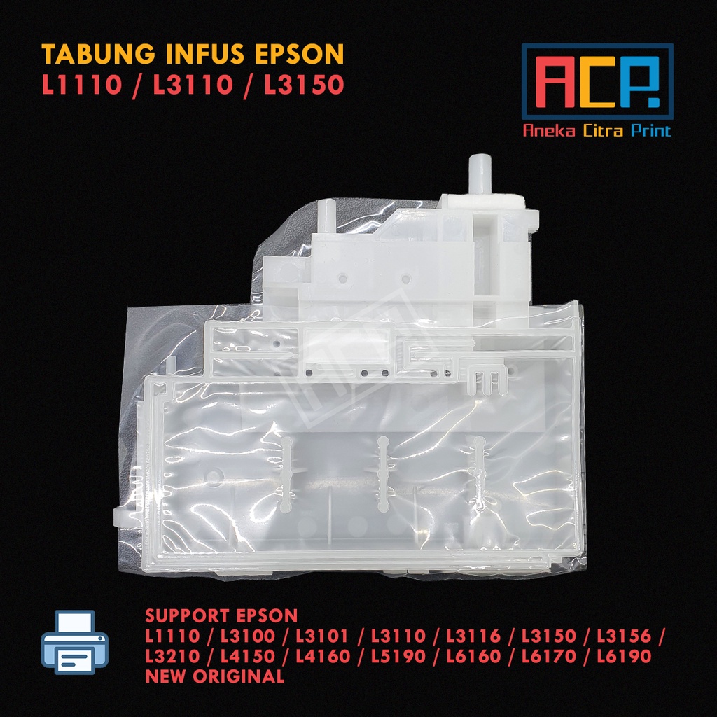 Tabung Infus Printer Epson - L1110 L1210 L3110 L3116 L3150 L3210 L4150 L5190