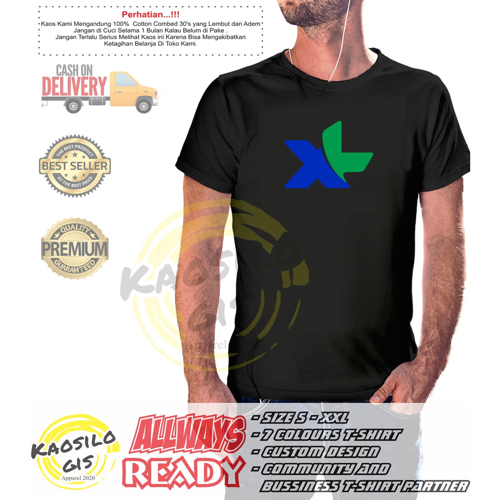 Kaos XL Provider Perusahaan Distro - Kaosilogis