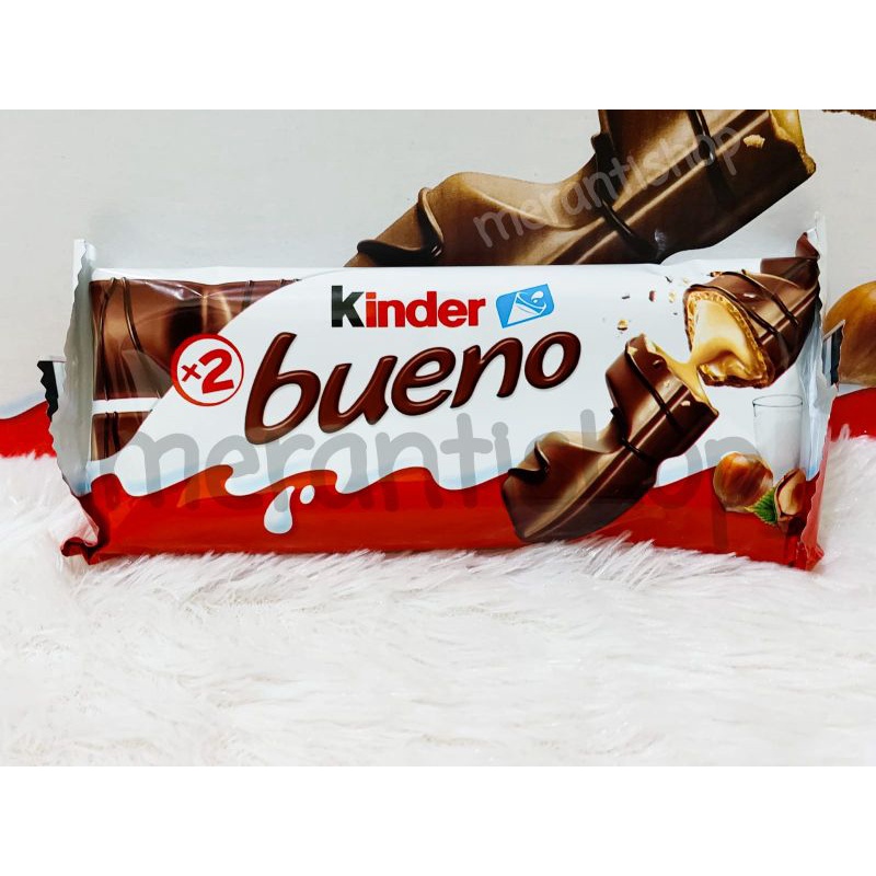 HALAL Kinder Bueno Import Malaysia With Milk and Hazelnuts 43gram