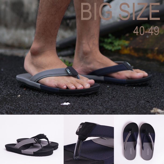 Sandal Flip Flop Big Size ORIGINAL sandal pria ukuran besar-jumbo jepit casual santai laki2 cowo trendy