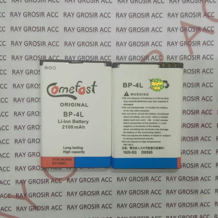 Baterai Comefast Double Power NOKIA BP-4L BP 4L BP4L E63 E71 E90 E72