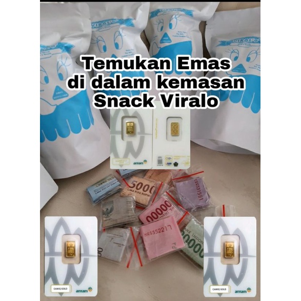 

grosir murah snack viralo berhadiah langsung
