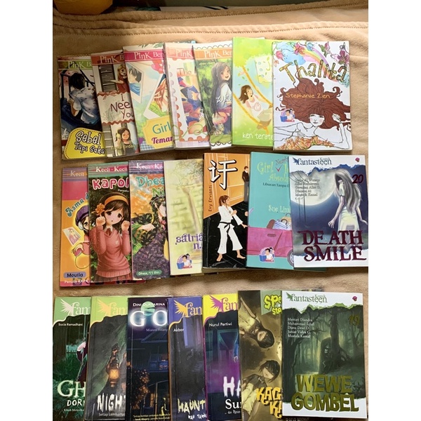 preloved novel remaja Pink Berry KKPK Fantasteen TeenLit