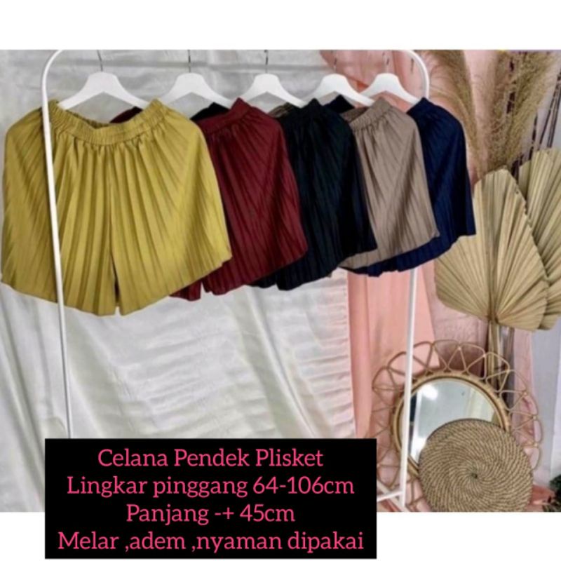 Celana Pendek Plisket Murah / Hotpant murah