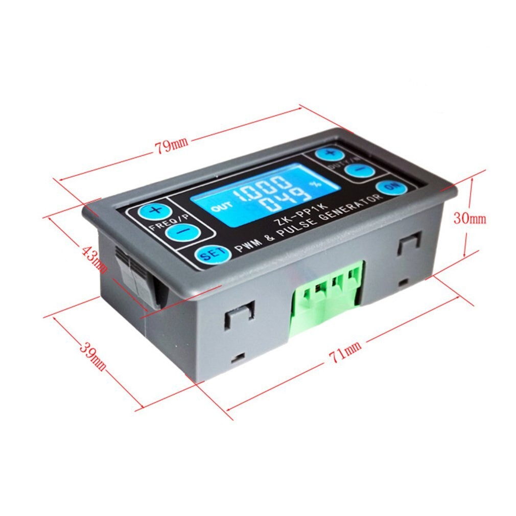 PWM Signal Pulse Generator Dual Mode 1Channel 150KHz LCD ZK-PP1K ZKPP1K