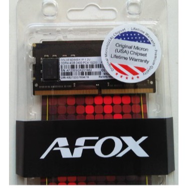 DDR4 4 GB NB AFOX 2400