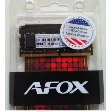 DDR4 4 GB NB AFOX 2400