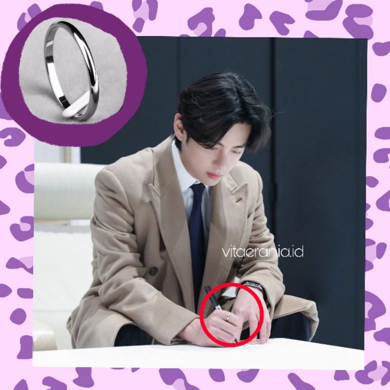 Jual ( titanium rings ) Taehyung rings BTS ARMY BTS rings ring