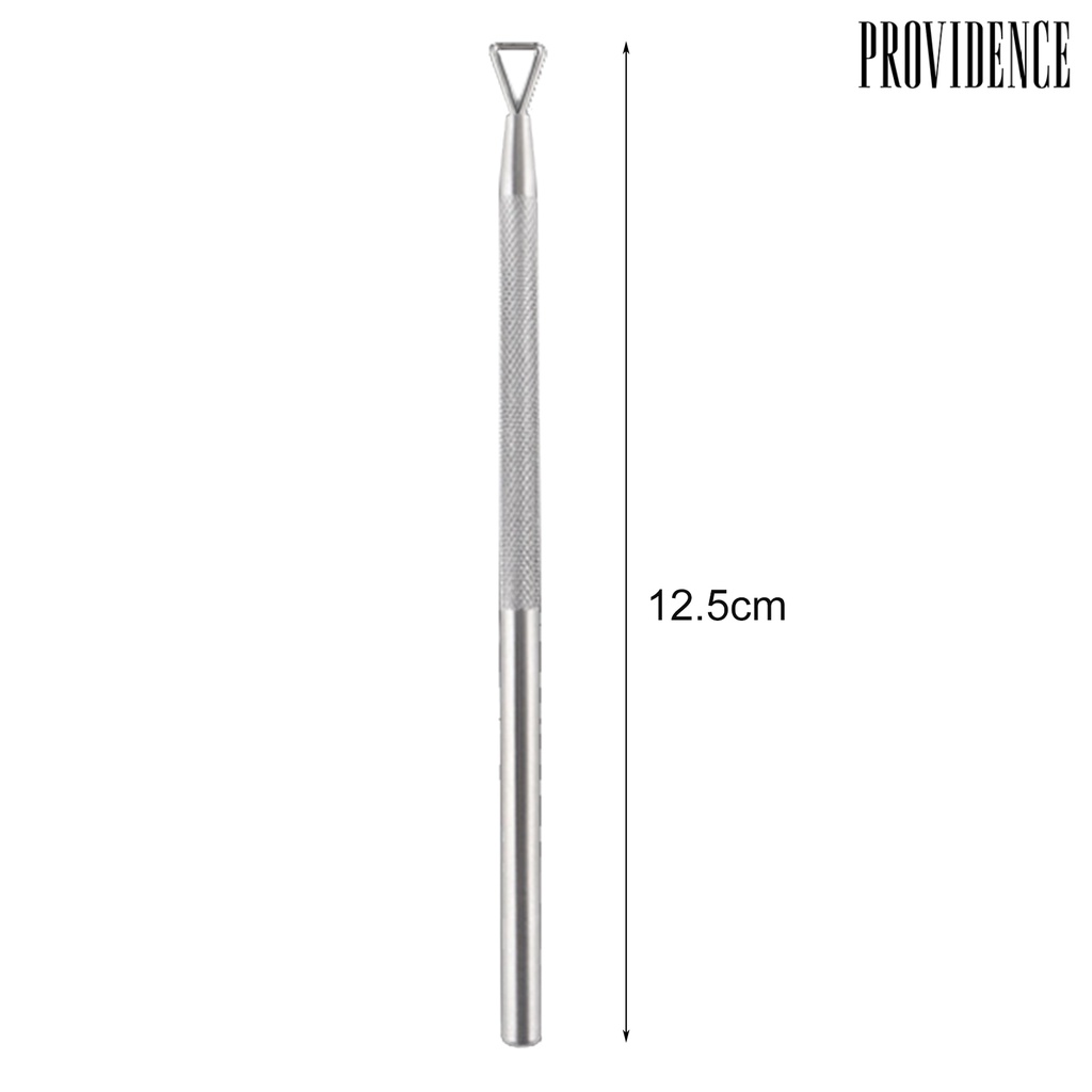 Providence Nail Pusher Solid Anti-Slip Stainless Steel Gel Polish Removal Cleaner Tools for Manicure