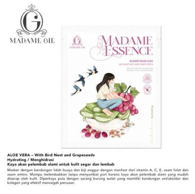 Madame Gie Madame Essence Blanket Mask - Skincare Masker