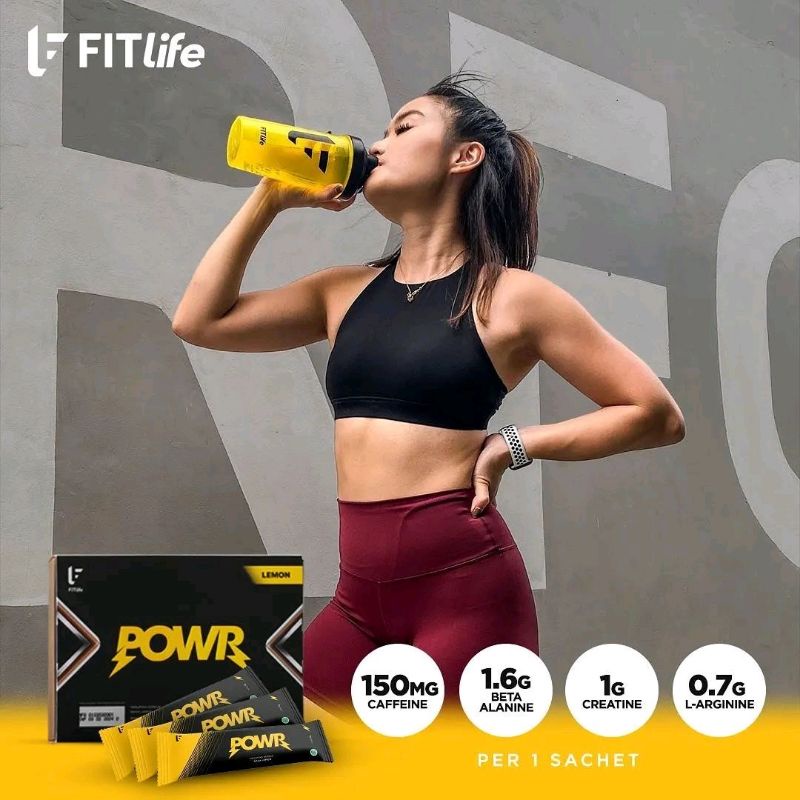 Fitlife Powr 35 Serving / 15 Sachet Pre Workout BPOM Halal MUI Fitlife Pre-Workout PreWorkout Power