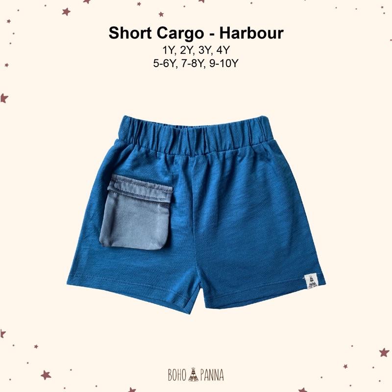 BOHOPANNA Short Cargo Celana Pendek Anak 1 - 10 Tahun