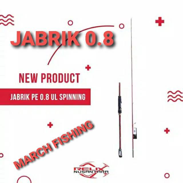 Rod Jabrik 0.8 Spining &amp; OH