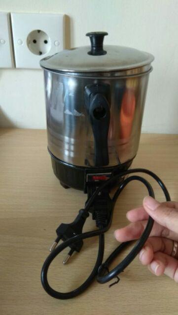 Q2 8013 Mug Elektrik 13 Cm / 1.3 Lt Mug Listrik Electric Heating Cup - Mug Teko Piknik / Traveling