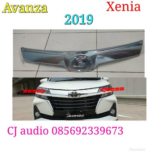 List list chrome krom grill depan Grand avanza Xenia 2019 original krum