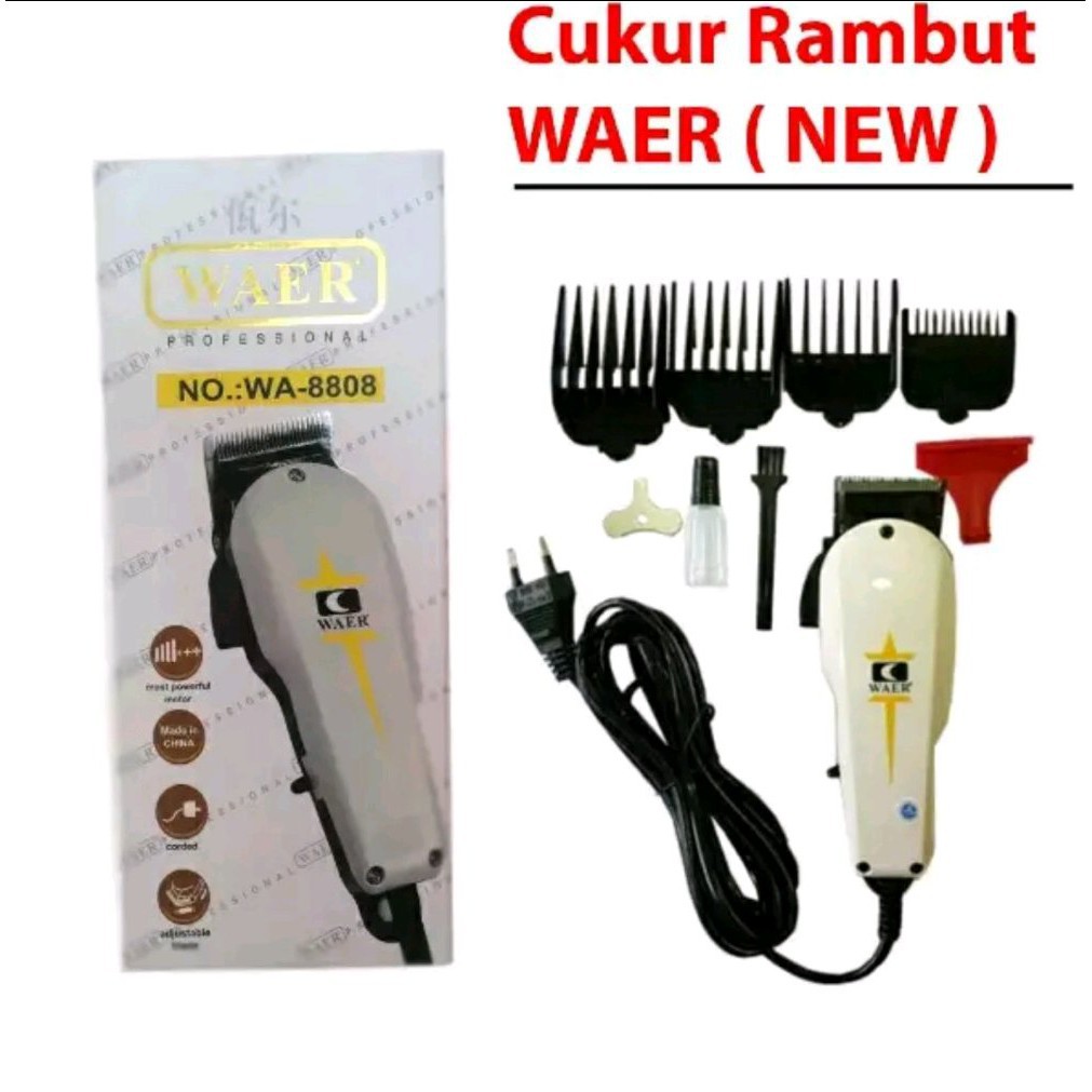 Alat Cukur Rambut WAER 8808 Hair Clipper