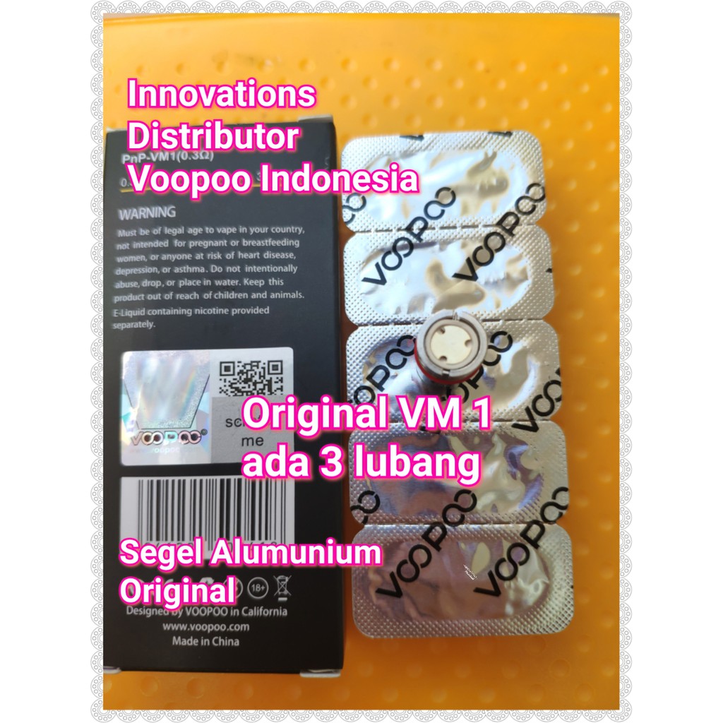 coil vinci voopoo Original lubang 3 Distributor resmi Vinci Innovations