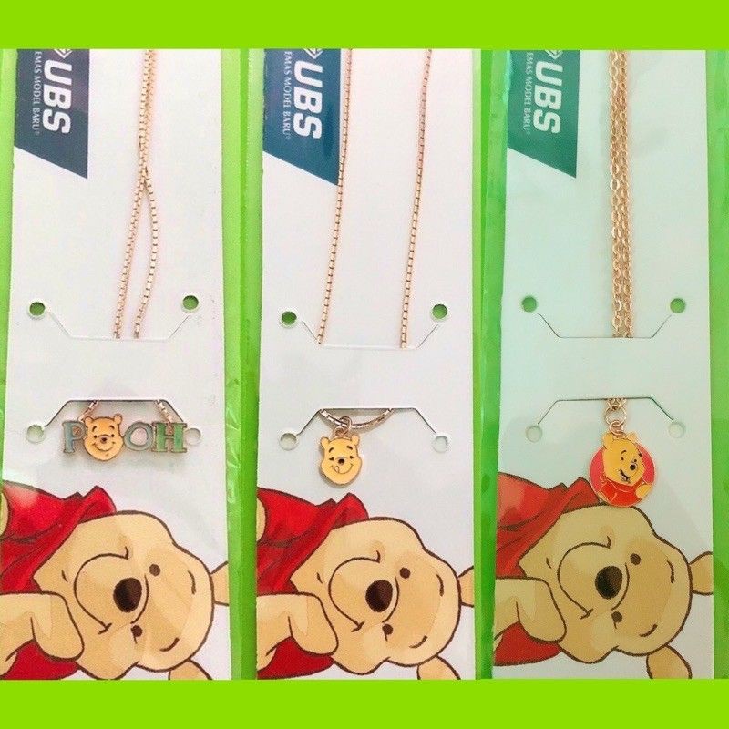 Kalung anak winnie the pooh UBS kadar 8k 375 dan 9K 420