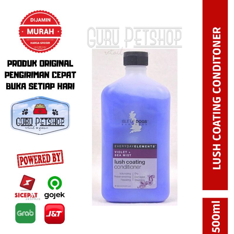 Isle Of Dogs Clean Coating Shampoo / Lush Silky Coating Conditioner 500ml