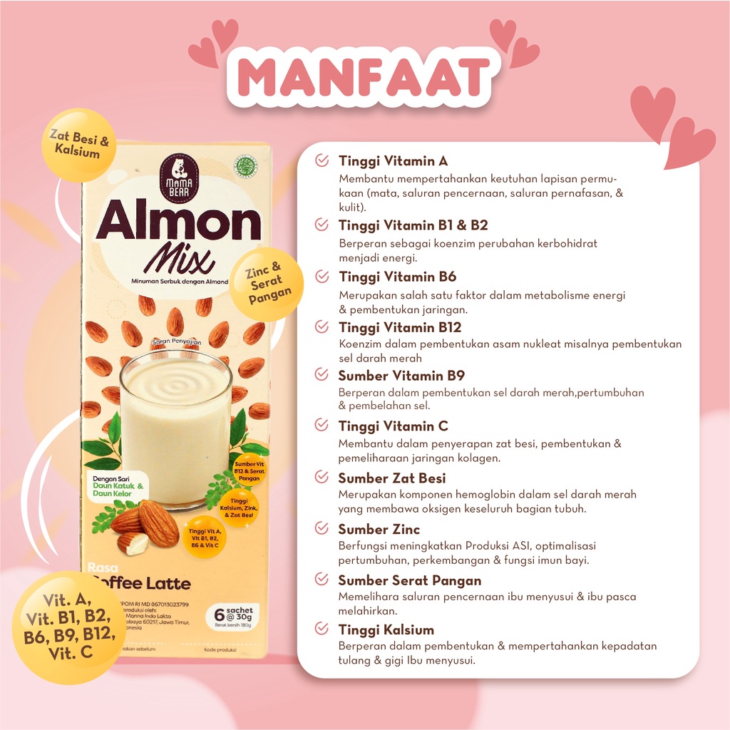 Mama Bear Almon Mix Coffee Latte