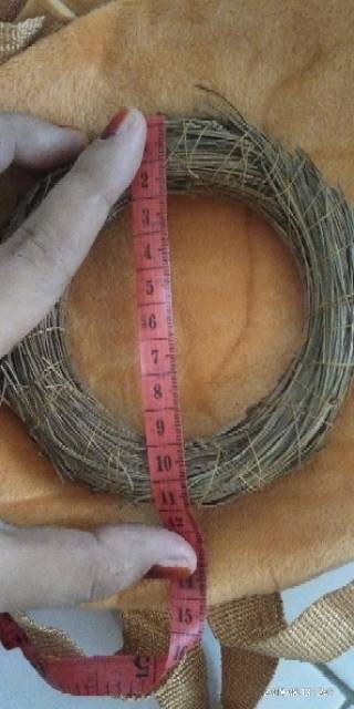 Birdnest Sarang Burung Daun Pinus Dekorasi Rustic mahar cincin 11 cm
