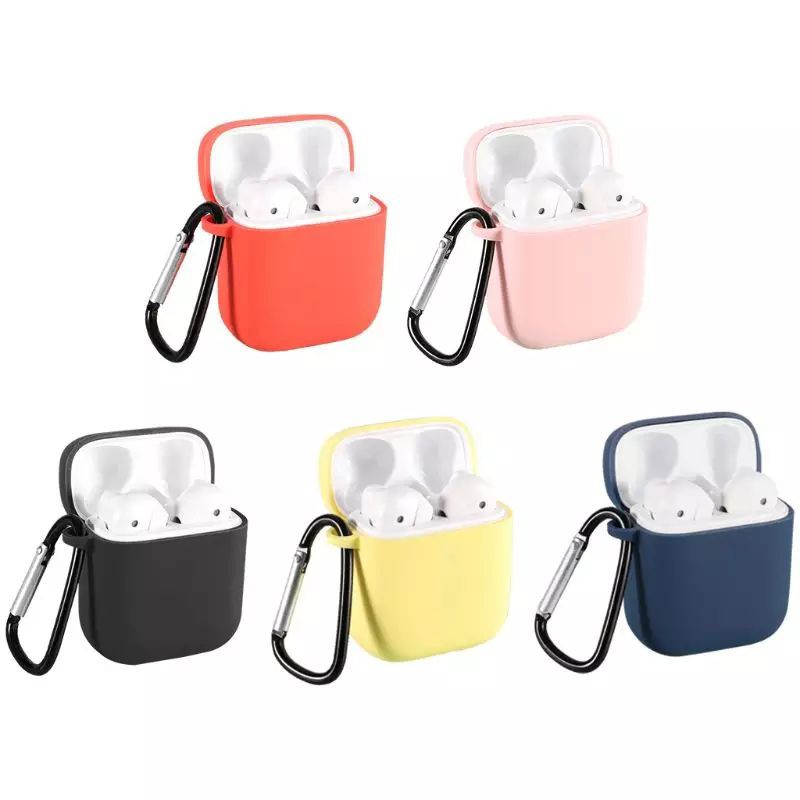 Case Casing Silicone Protective Earphone Oppo enco free ET102 + Carabiner