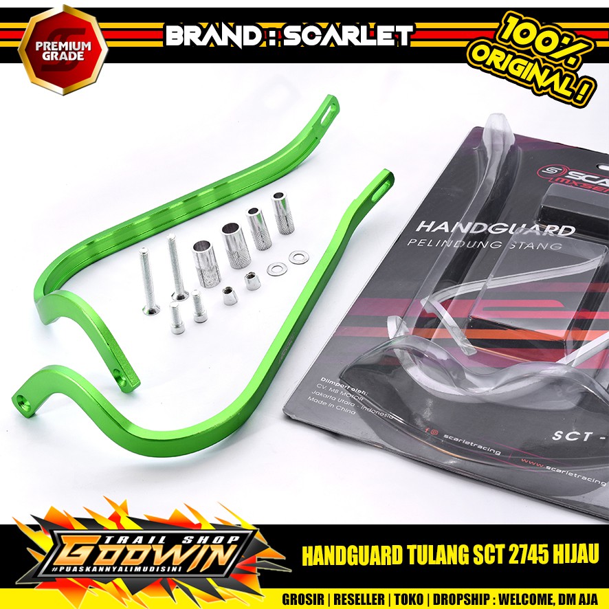 Handguard Proguard Pelindung Tangan PROTAPER ACERBIS / SCARLET MX 2745 Tulang CNC Universal