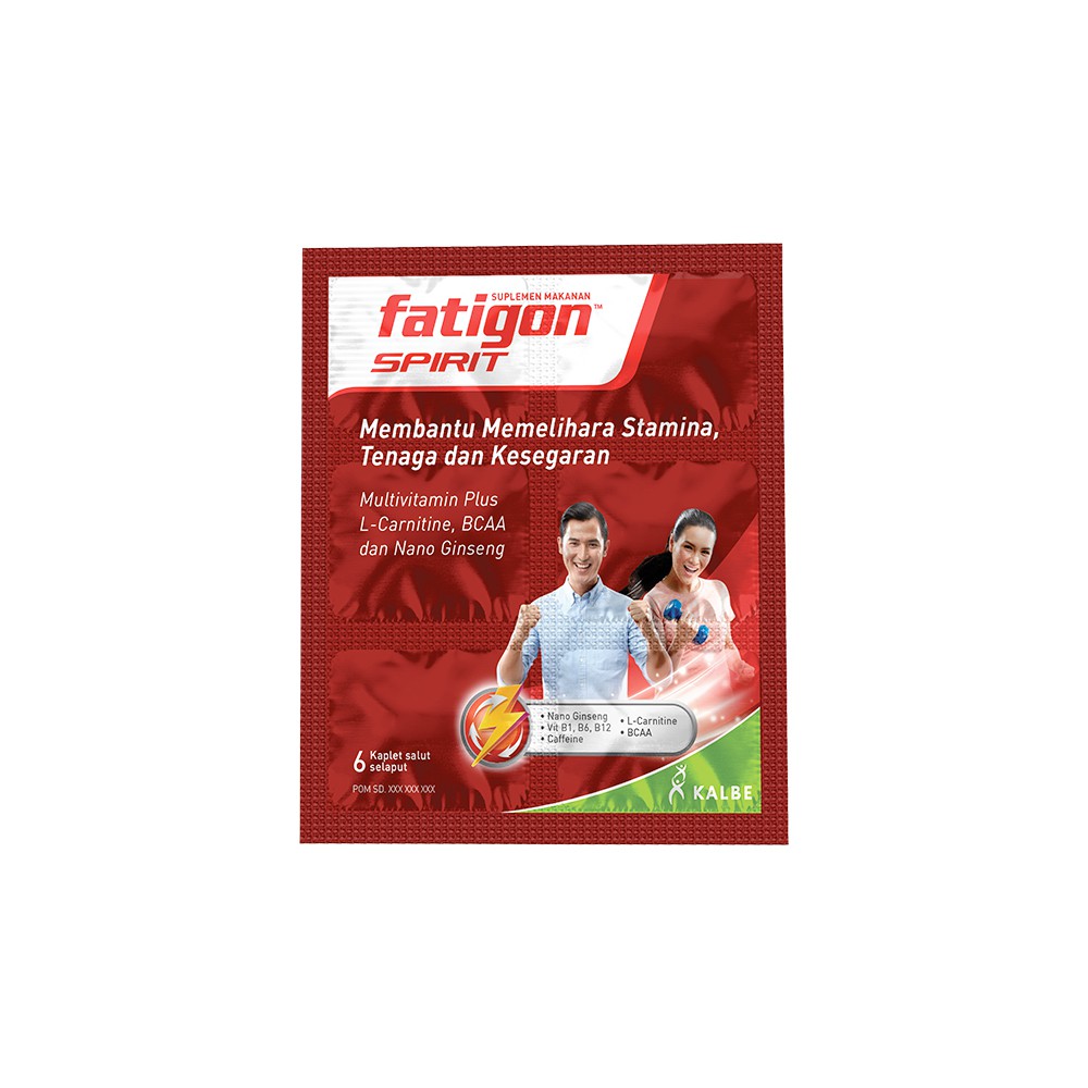 Fatigon Spirit Multivitamin Penambah Stamina - Strip