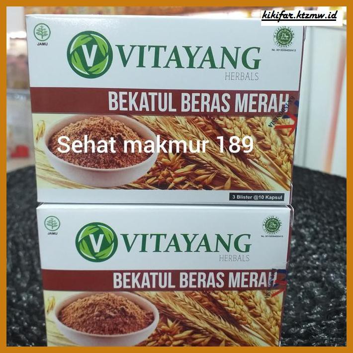 

ANEKA-BERAS- VITAYANG BEKATUL BERAS MERAH KAPSUL -BERAS-SEHAT.
