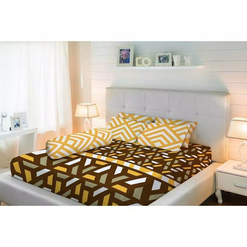 SPREI VALLERY QUINCY PRINT UK. 180X200 TINGGI 30CM, 160x200 TINGGI 30CM, SINGLE 120x200 TINGGI 30CM