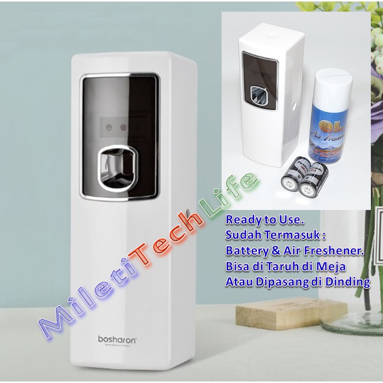 Aerosol Dispenser Otomatis LED F291A 3Timer Automatic Air Freshener Pengharum Ruangan