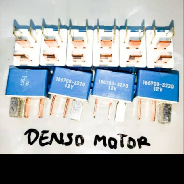 RELAY DENSO BIRU 12V