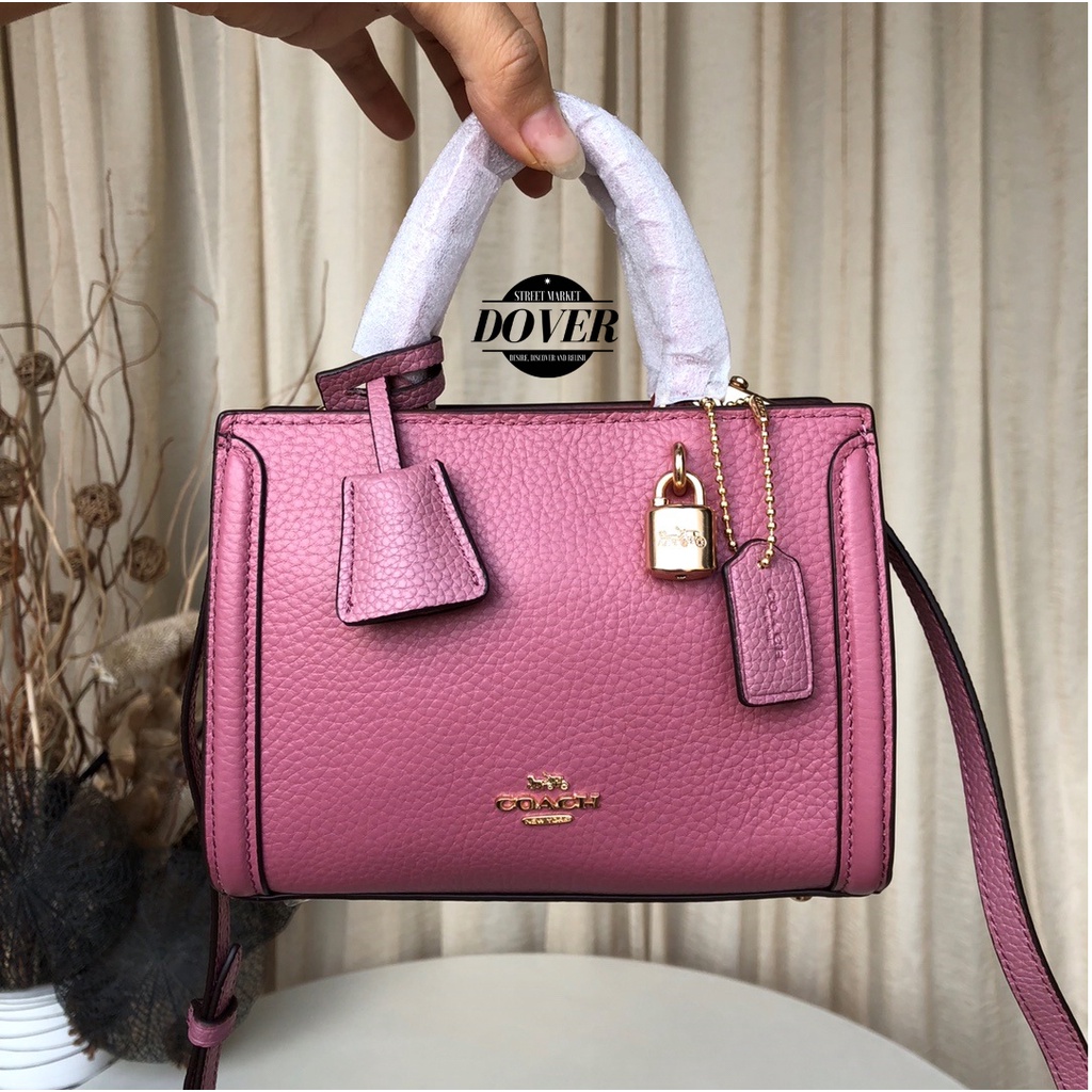 Coach Micro Zoe Crossbody In Colorblock Pink - ORIGINAL 100%