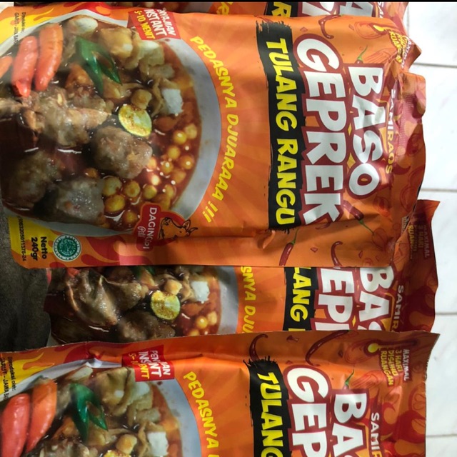 

Baso aci geprek tulang rangu