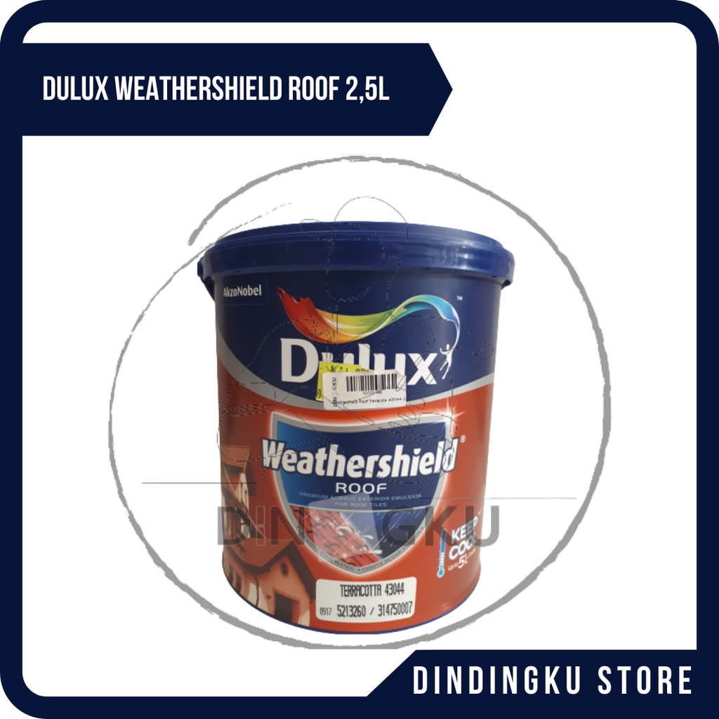 Dulux Weathersield Roof Cat Khusus Genteng 2,5 L